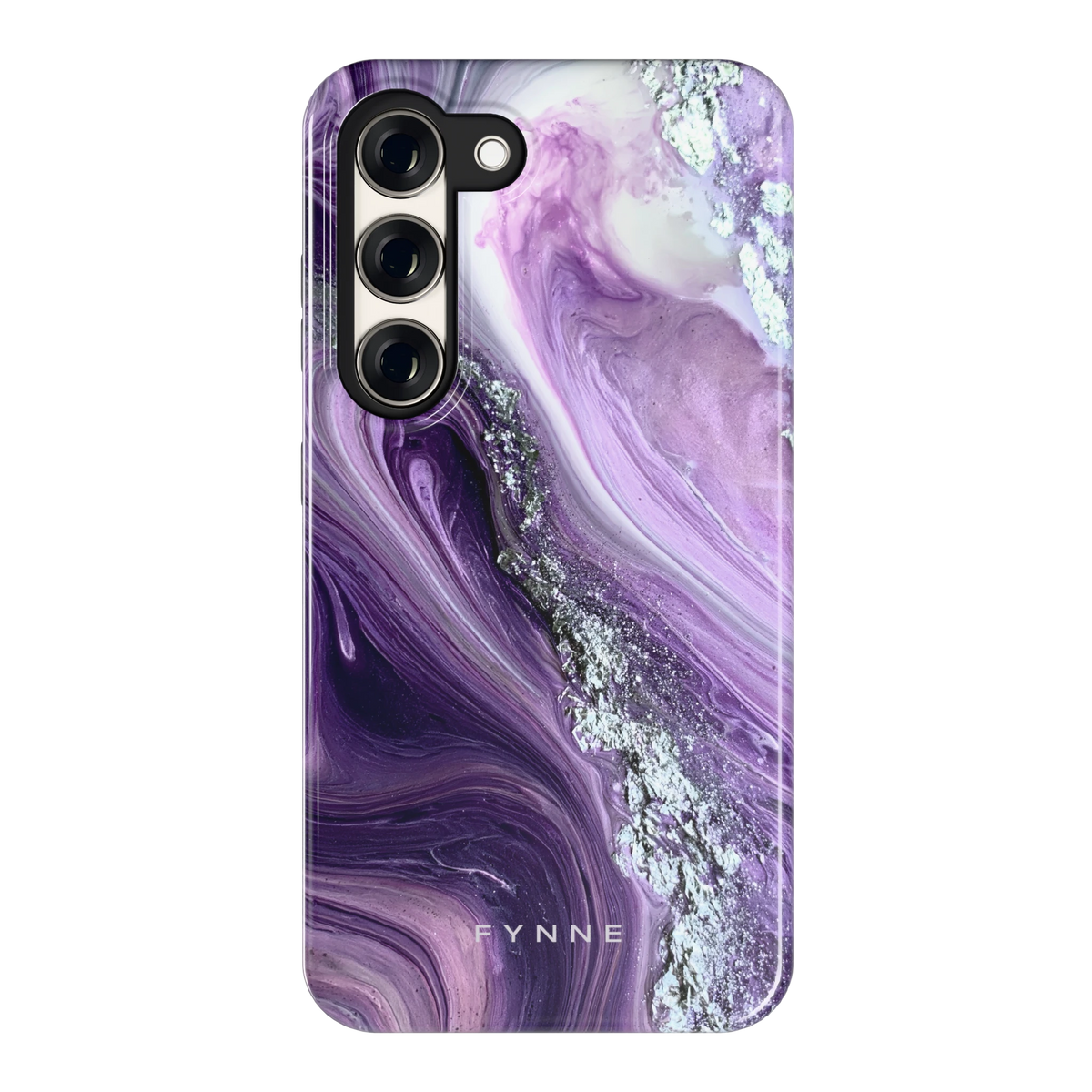 Amethist Swirl hoesje voor Galaxy S23, achterkant