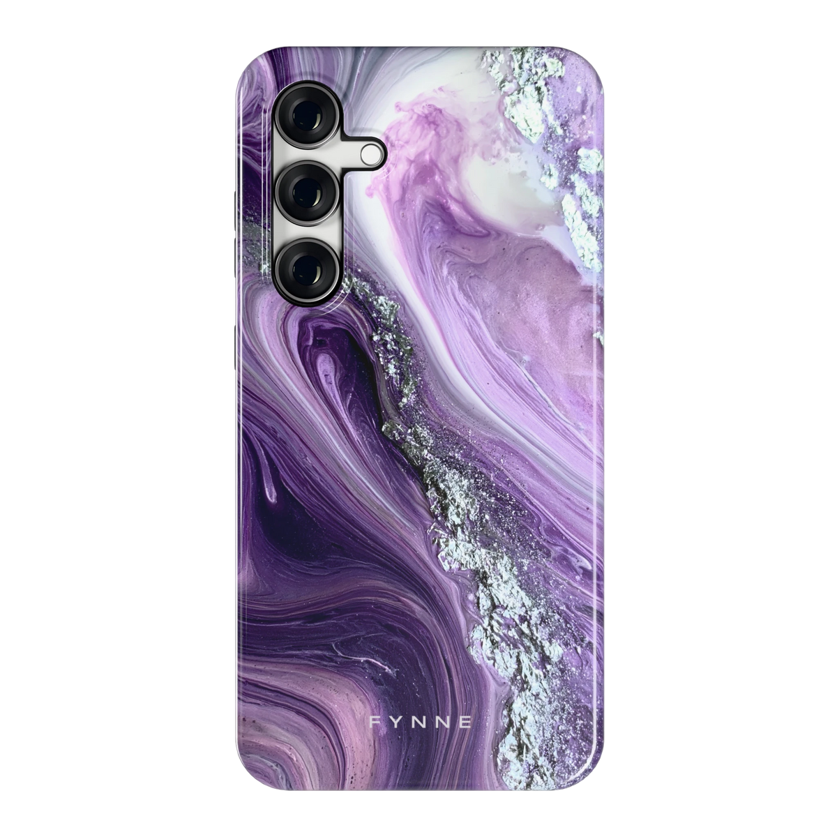 Amethist Swirl hoesje voor Galaxy S24 FE, achterkant