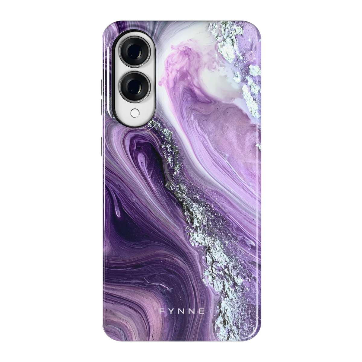 Amethist Swirl hoesje voor Galaxy S25 Edge, achterkant