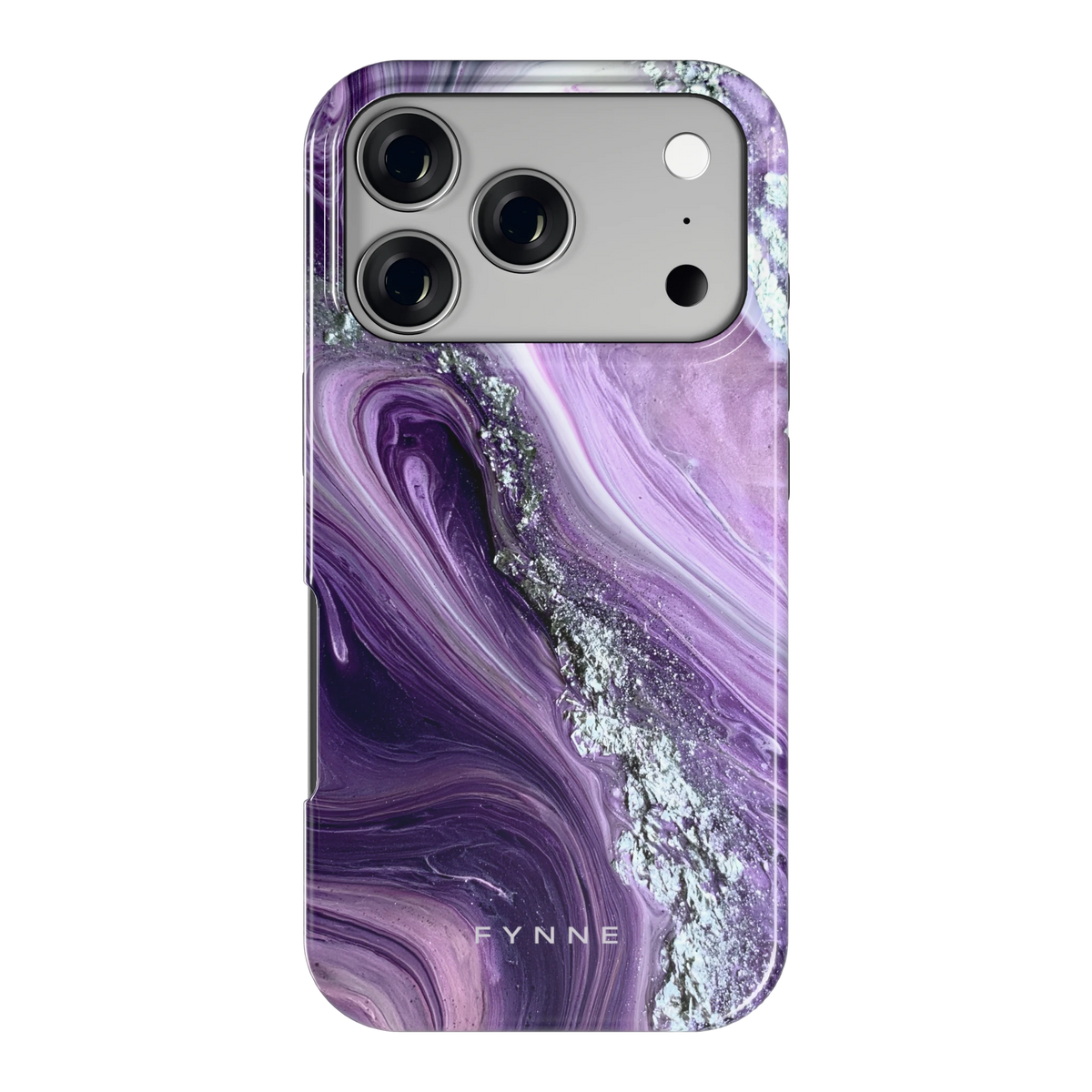 Amethist Swirl hoesje voor iPhone 17 Pro, achterkant