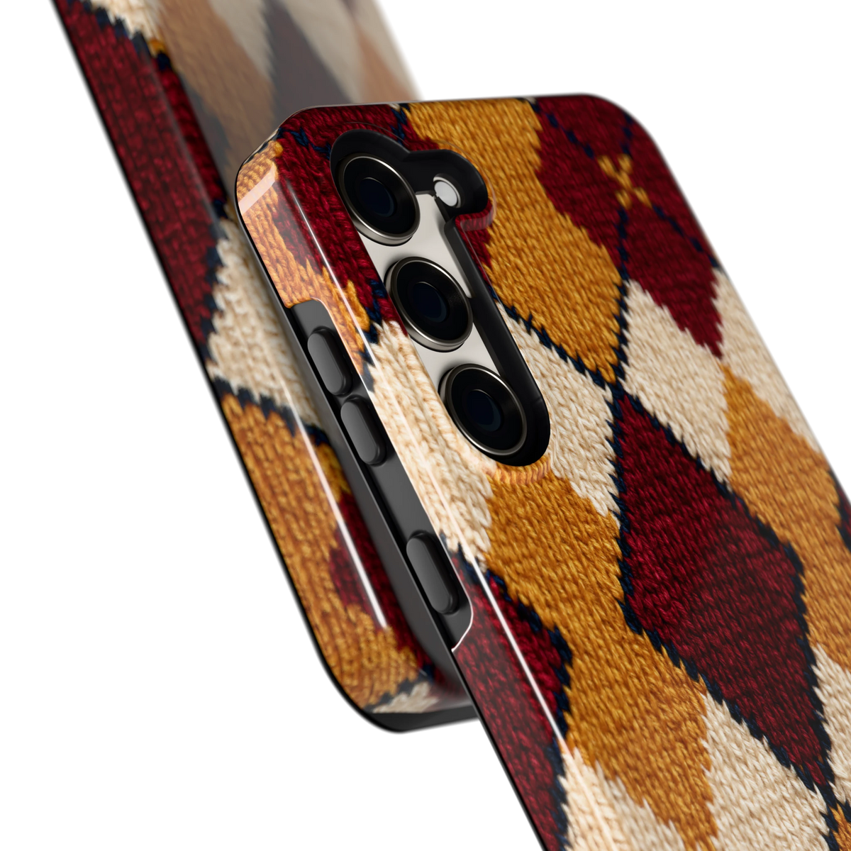Argyle Breisel hoesje voor Galaxy S23+, close-up