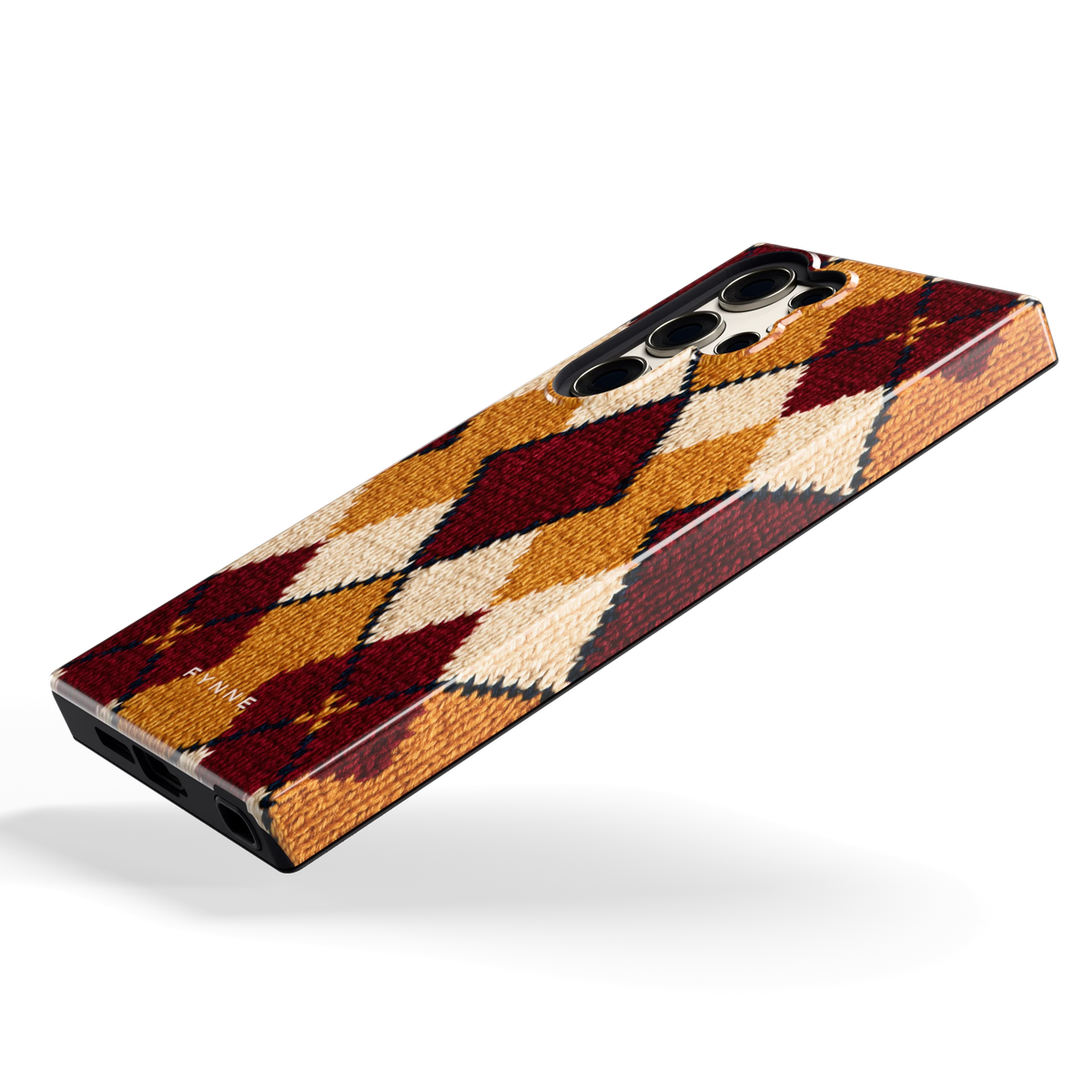 Argyle Breisel hoesje voor Galaxy S23 Ultra, schuin