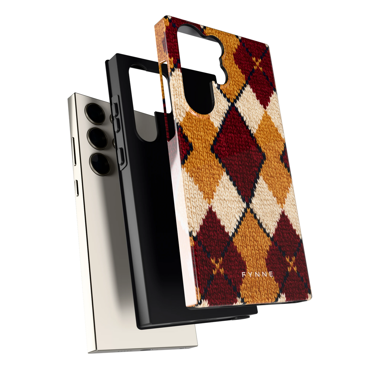 Argyle Breisel hoesje voor Galaxy S23 Ultra, los van de telefoon