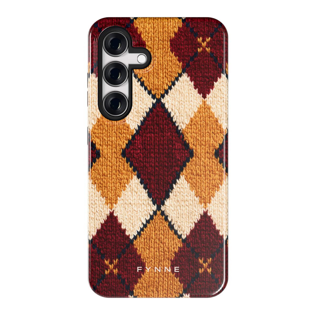 Argyle Breisel hoesje voor Galaxy S24, achterkant