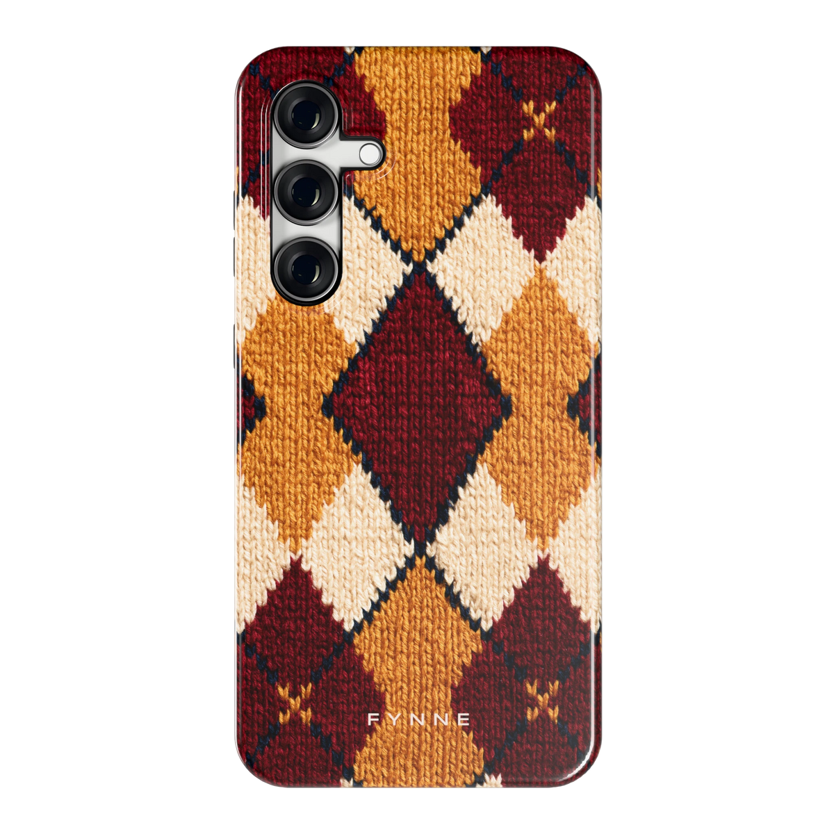 Argyle Breisel hoesje voor Galaxy S24 FE, achterkant