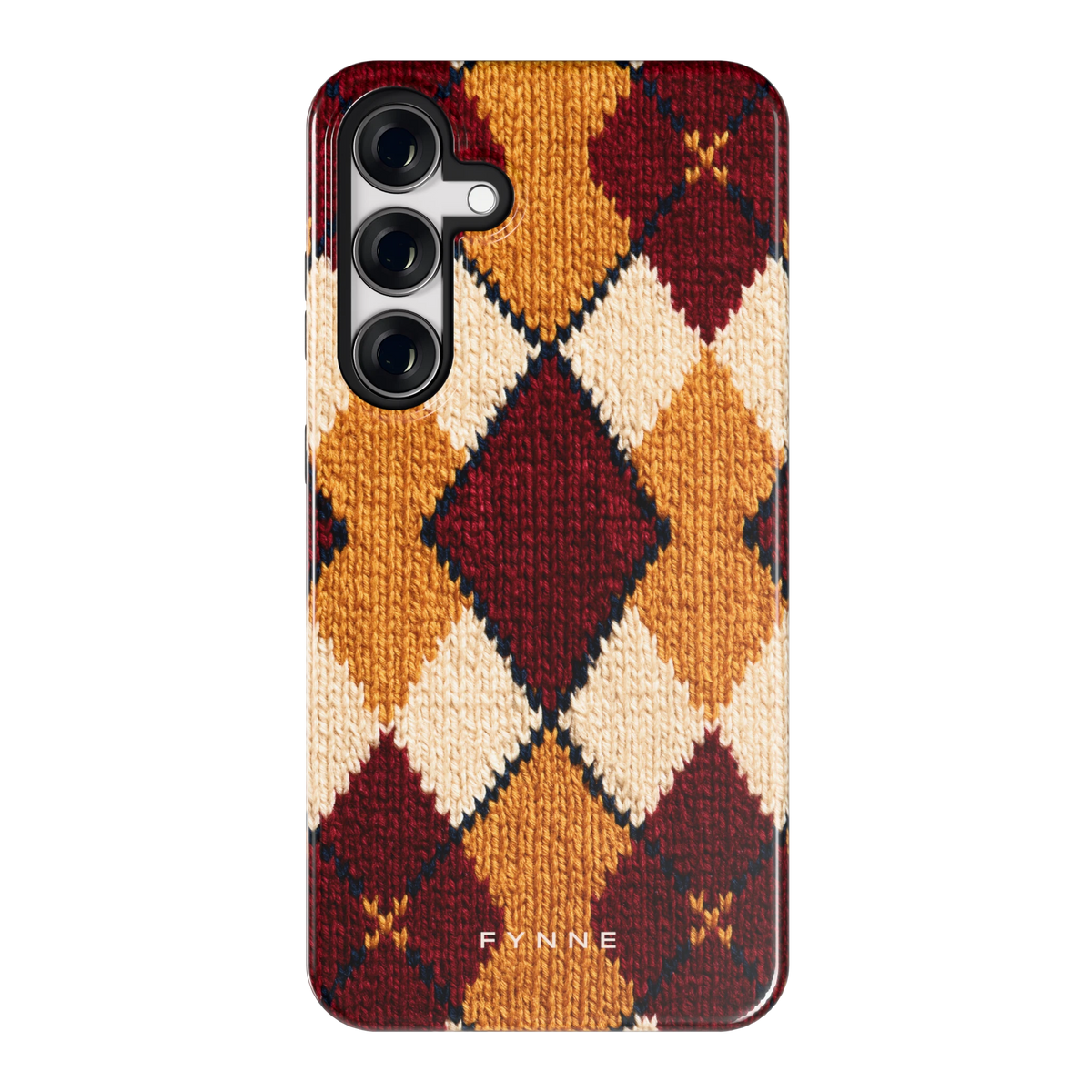 Argyle Breisel hoesje voor Galaxy S24+, achterkant