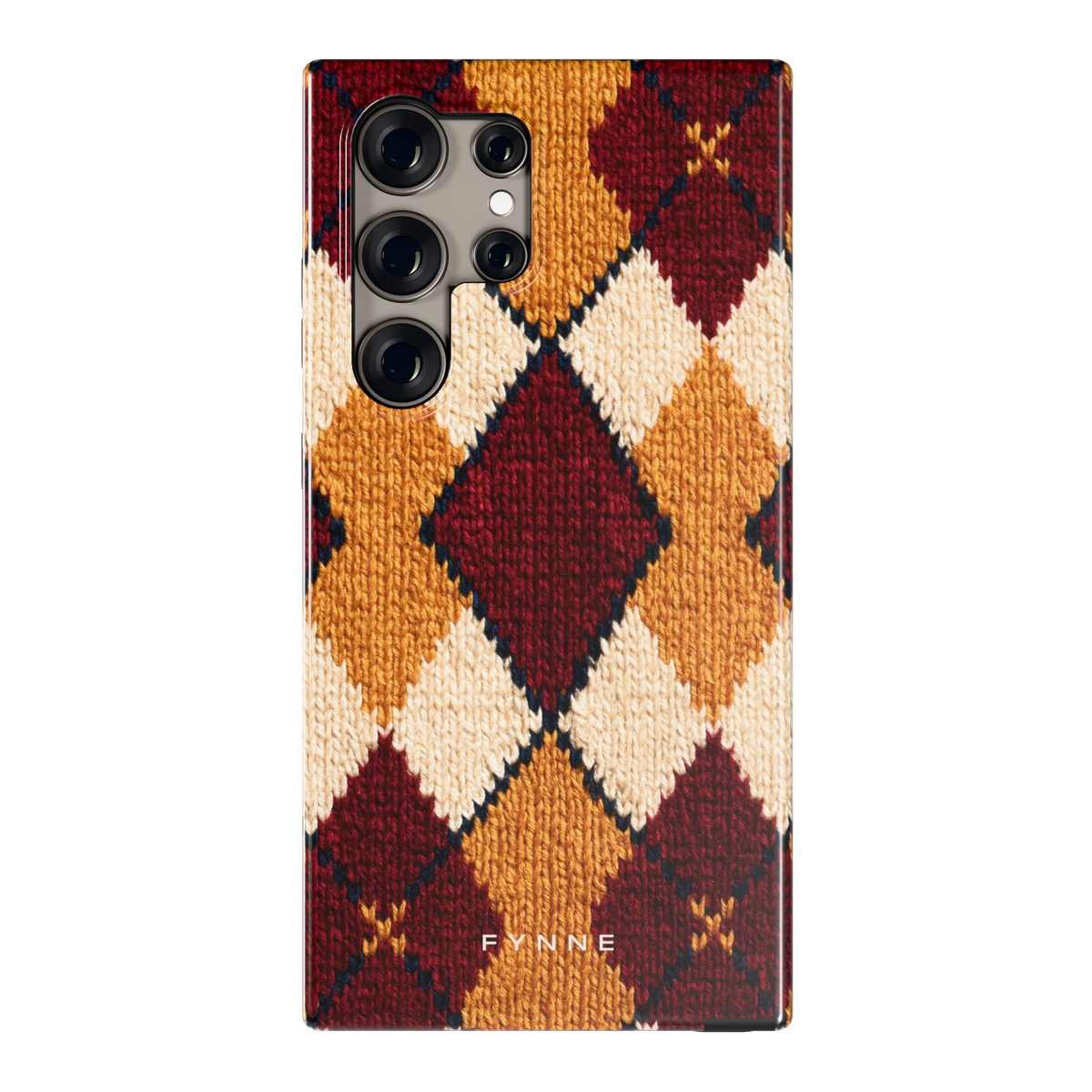 Argyle Breisel hoesje voor Galaxy S24 Ultra, achterkant