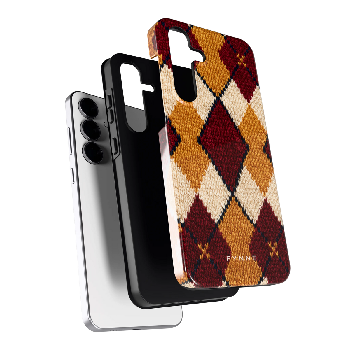 Argyle Breisel hoesje voor Galaxy S25 FE, los van de telefoon