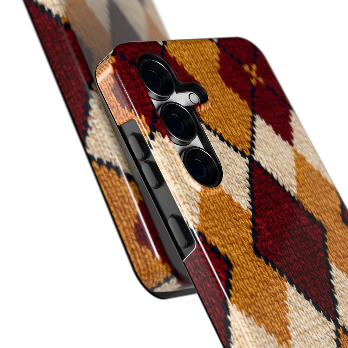 Argyle Breisel hoesje voor Galaxy S25 FE, close-up