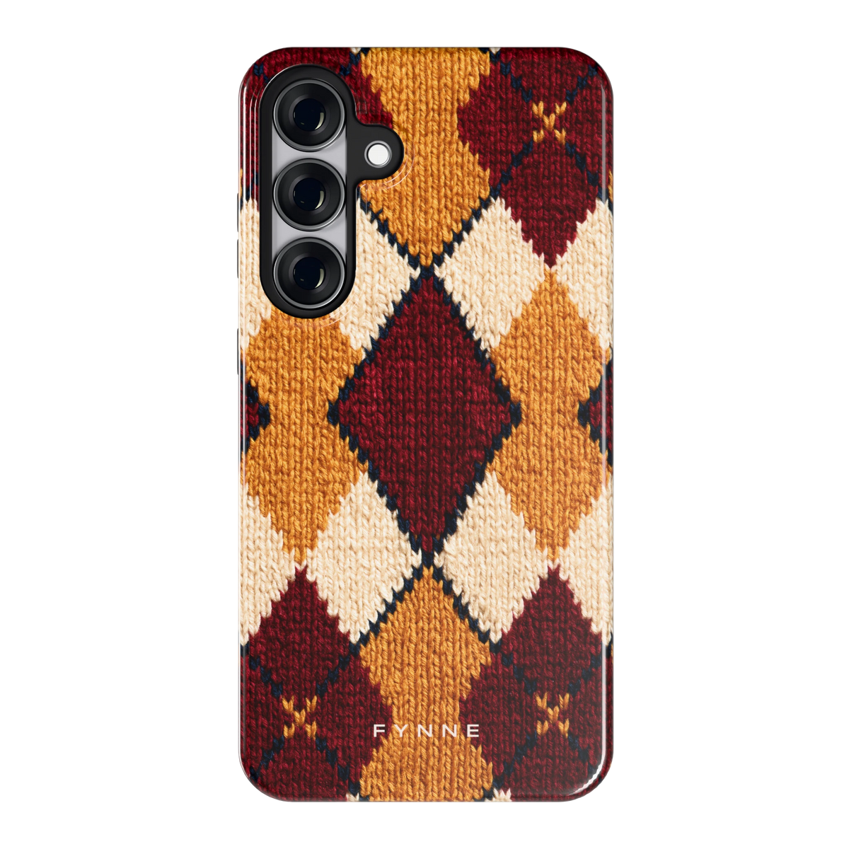 Argyle Breisel hoesje voor Galaxy S25+, achterkant