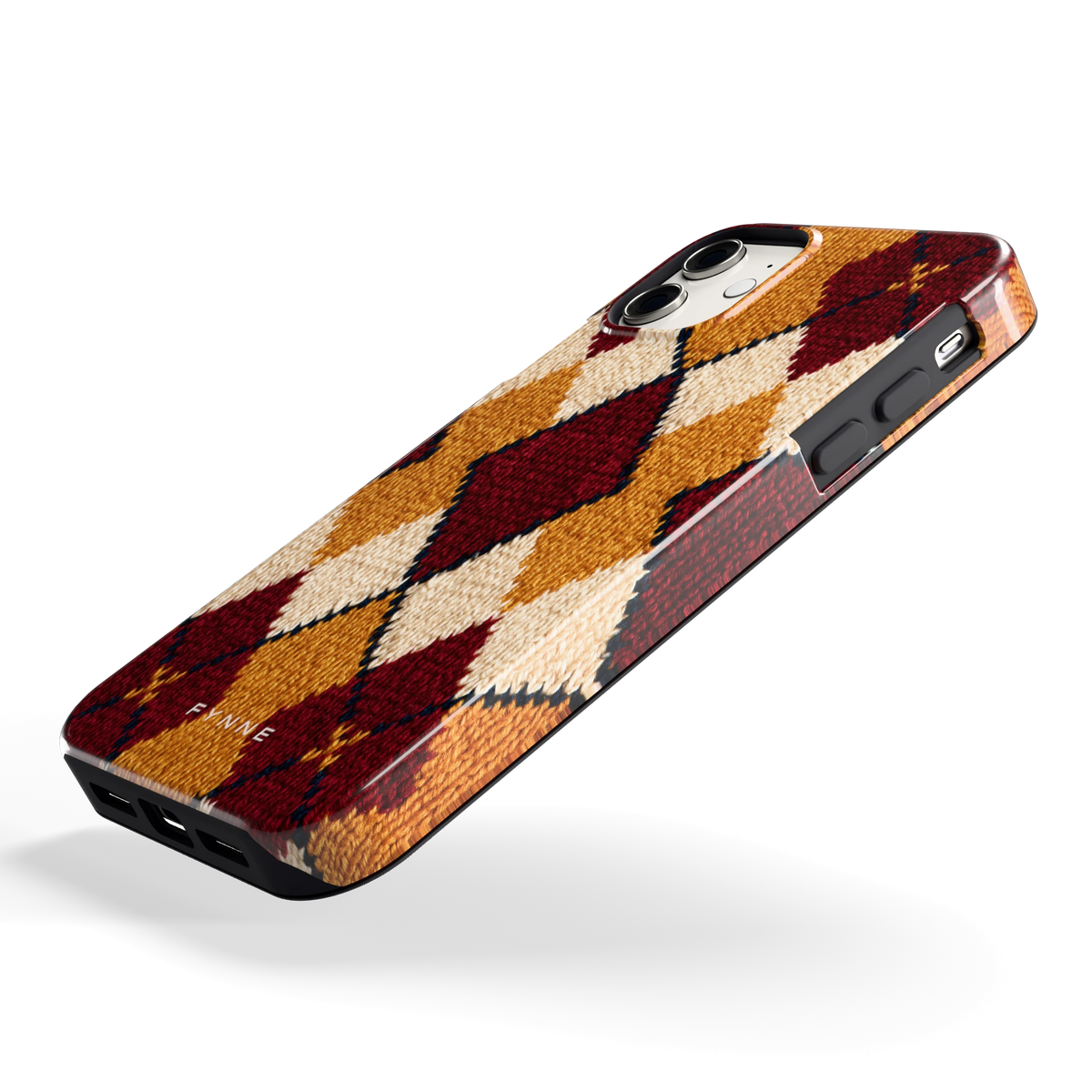 Argyle Breisel hoesje voor iPhone 11, schuin