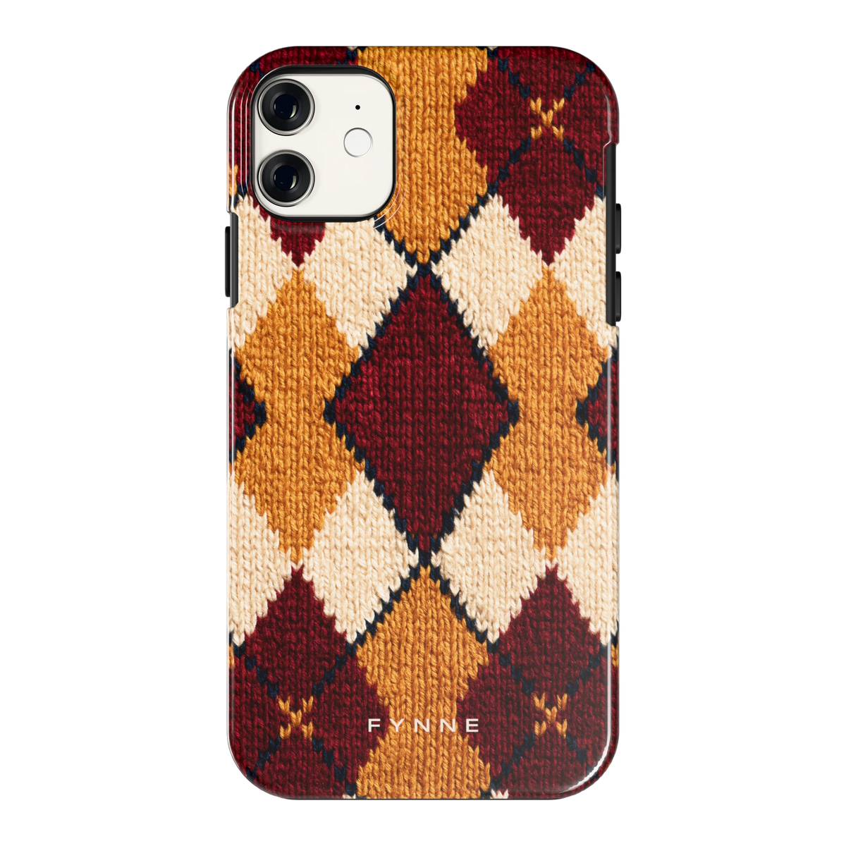 Argyle Breisel hoesje voor iPhone 11, achterkant