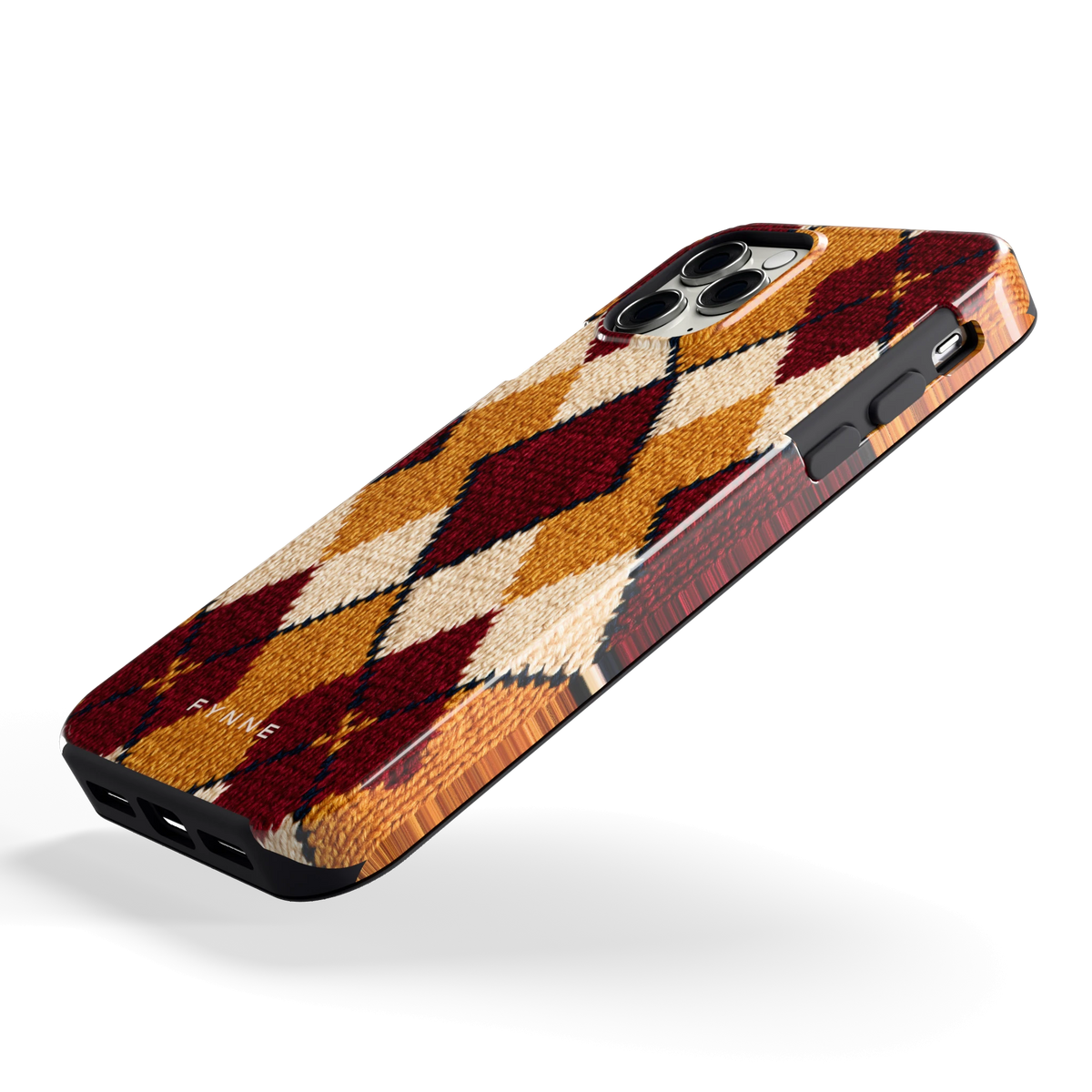 Argyle Breisel hoesje voor iPhone 11 Pro, schuin