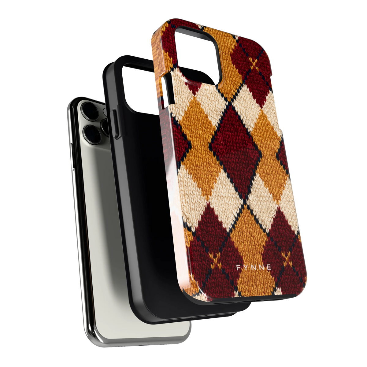 Argyle Breisel hoesje voor iPhone 11 Pro, los van de telefoon