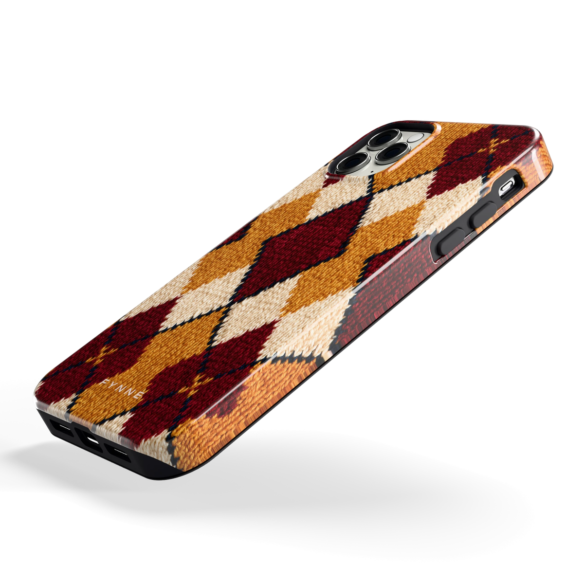 Argyle Breisel hoesje voor iPhone 11 Pro Max, schuin