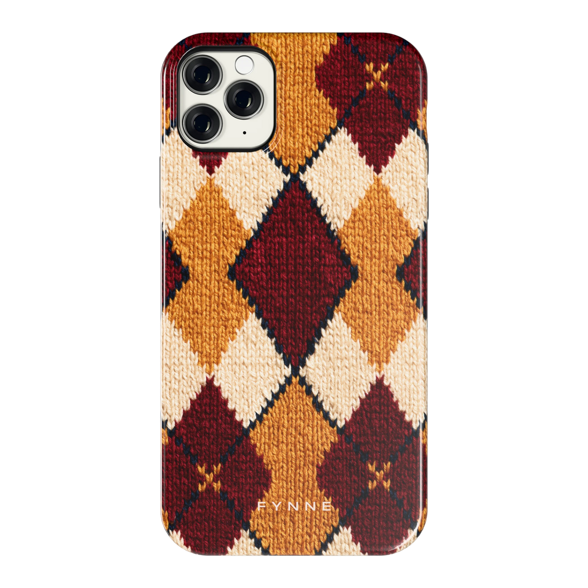 Argyle Breisel hoesje voor iPhone 11 Pro Max, achterkant
