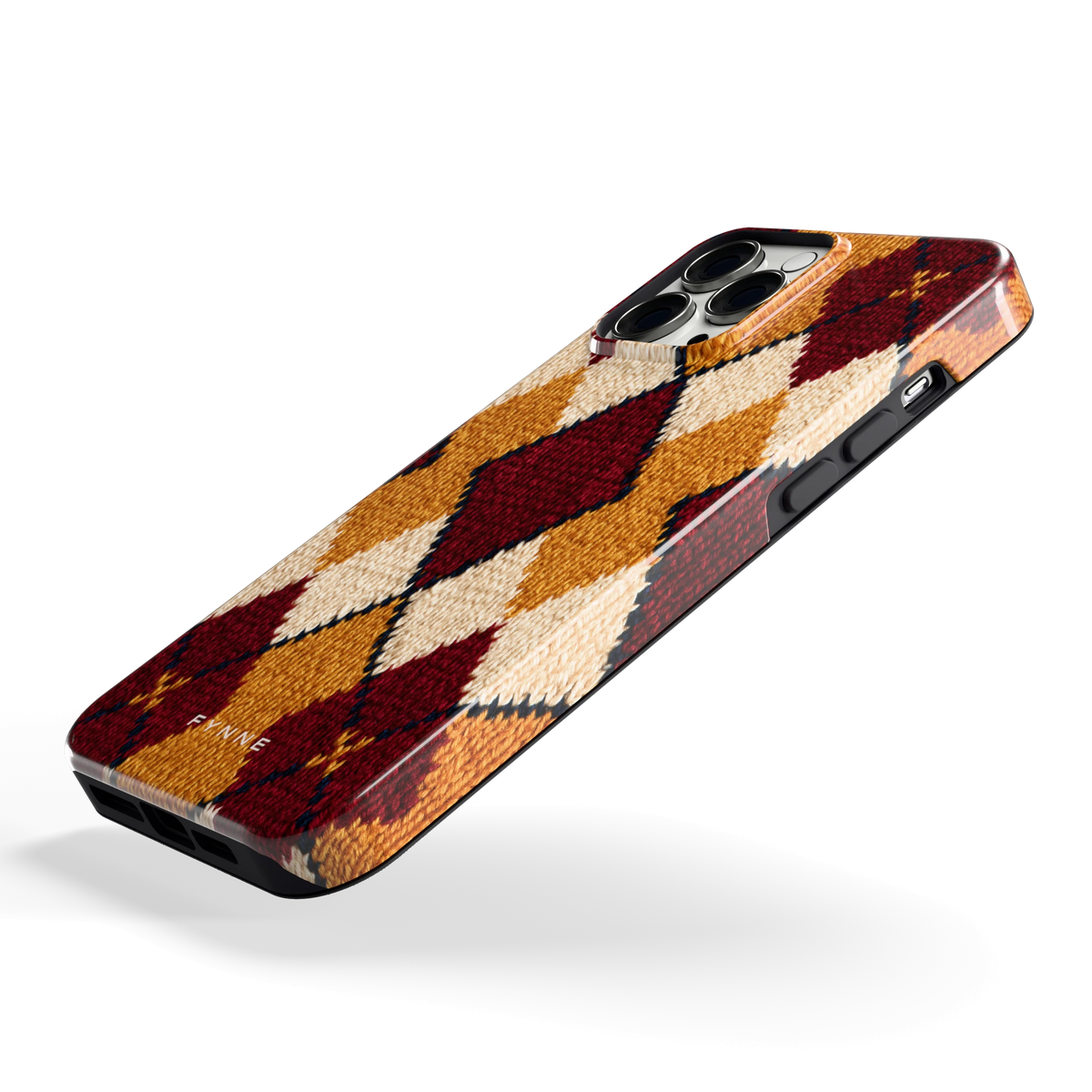 Argyle Breisel hoesje voor iPhone 13 Pro Max, schuin