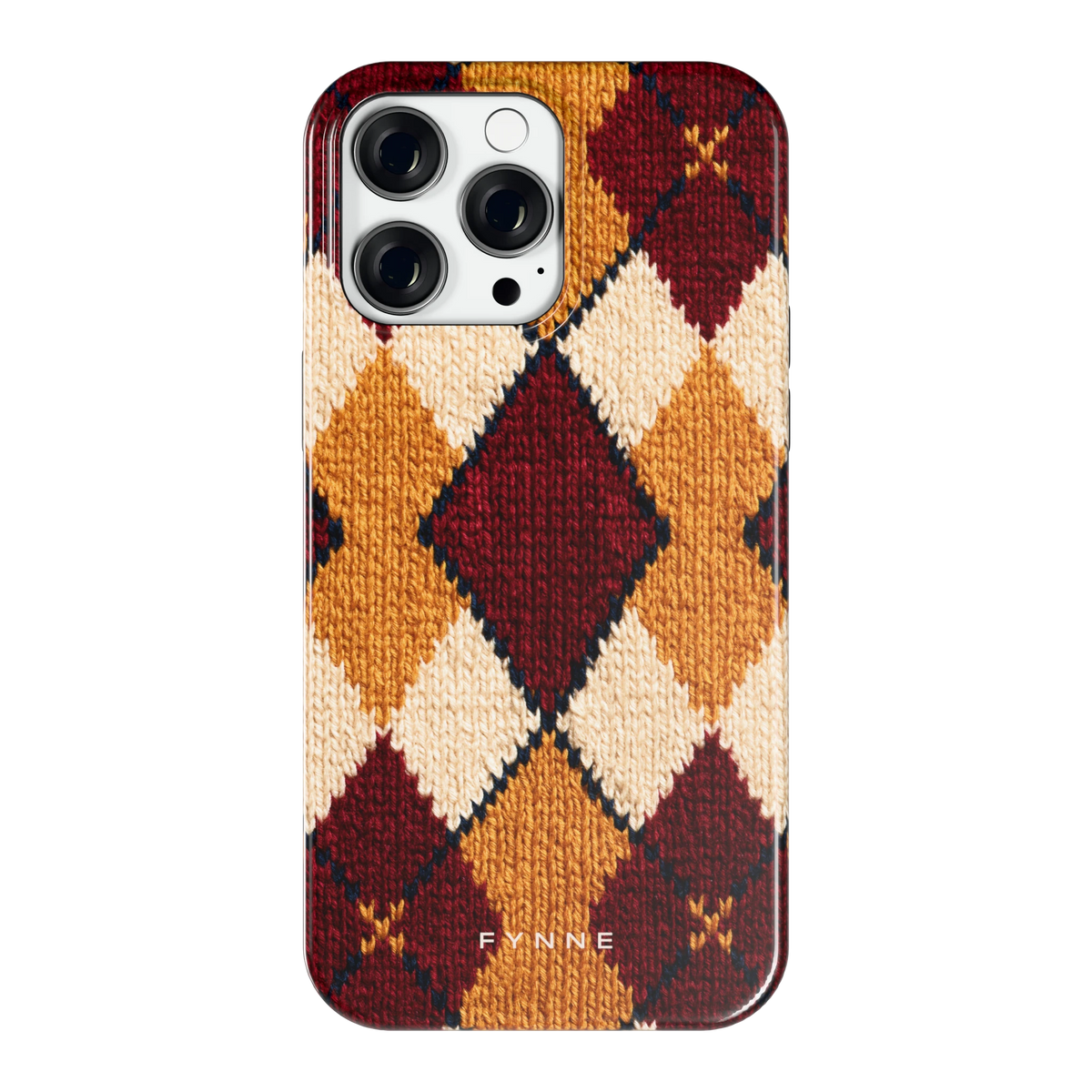 Argyle Breisel hoesje voor iPhone 14 Pro Max, achterkant