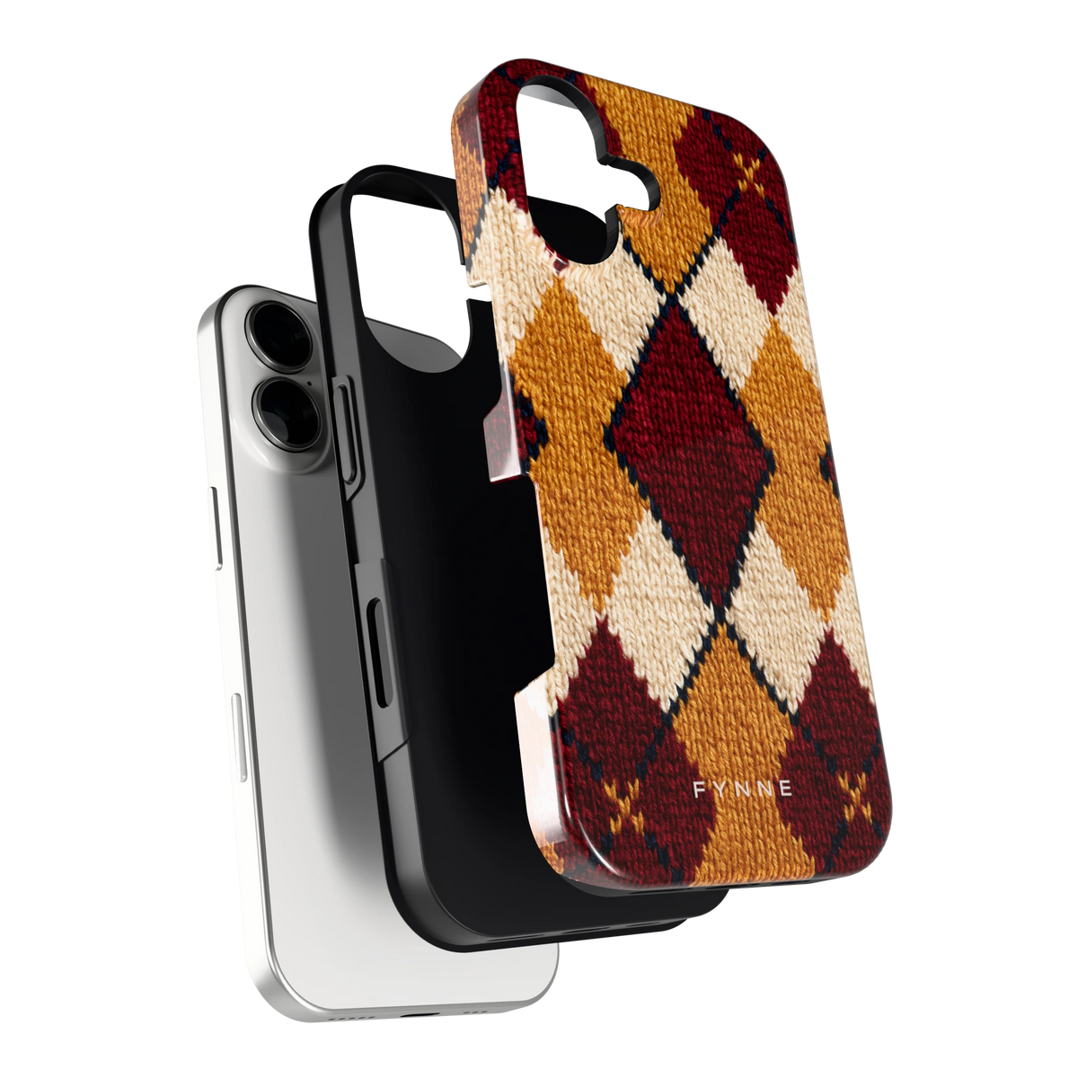 Argyle Breisel hoesje voor iPhone 17, los van de telefoon