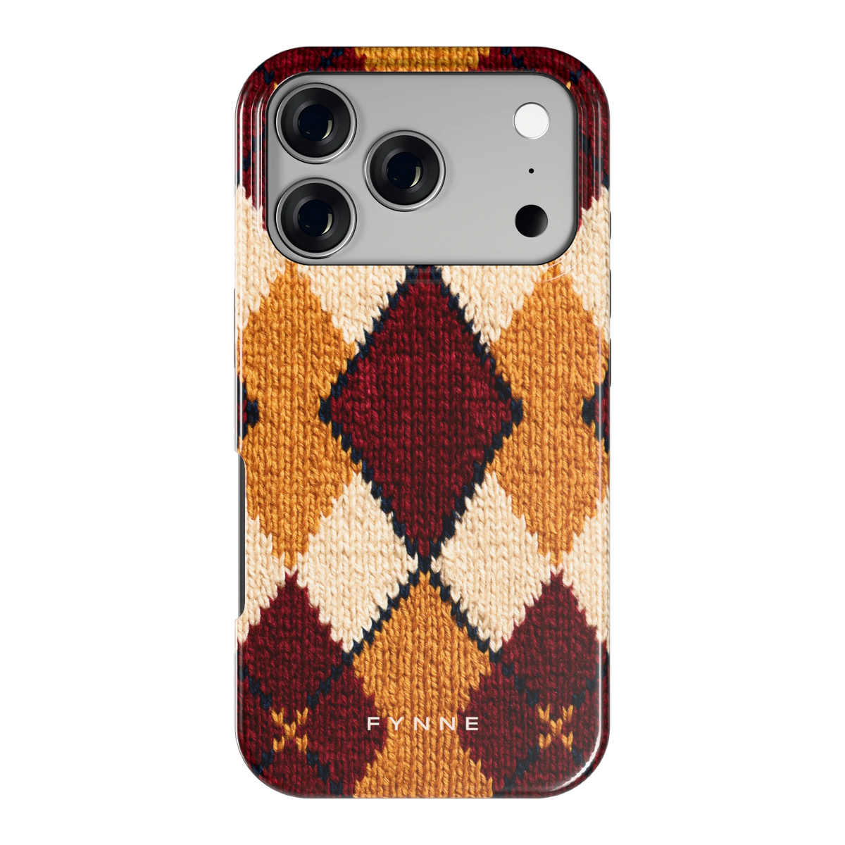 Argyle Breisel hoesje voor iPhone 17 Pro, achterkant