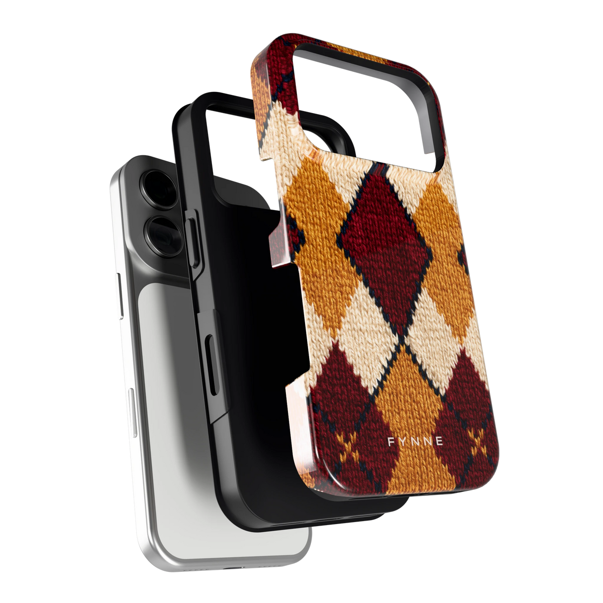 Argyle Breisel hoesje voor iPhone 17 Pro, los van de telefoon