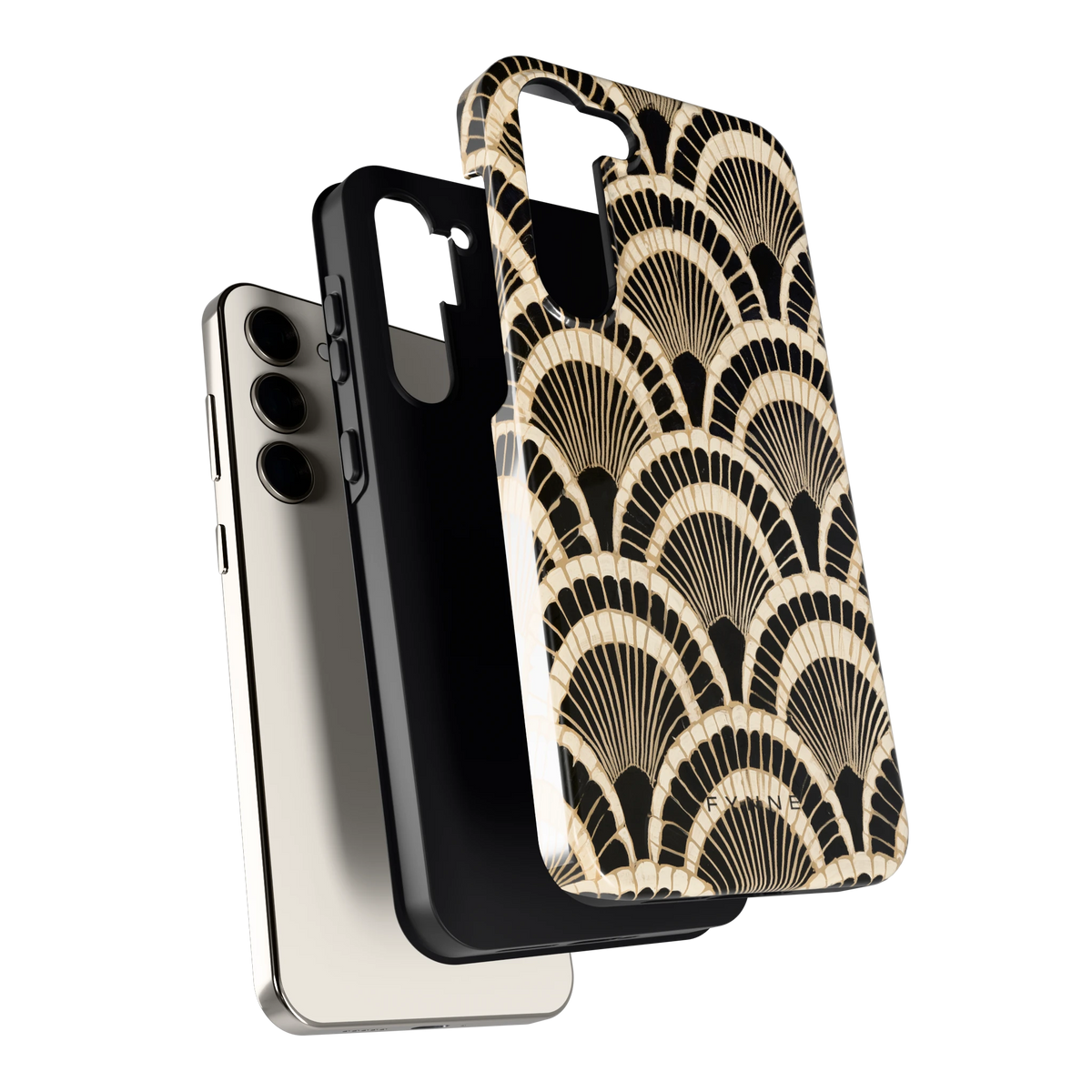 Art-decowaaiers hoesje voor Galaxy S23+, los van de telefoon