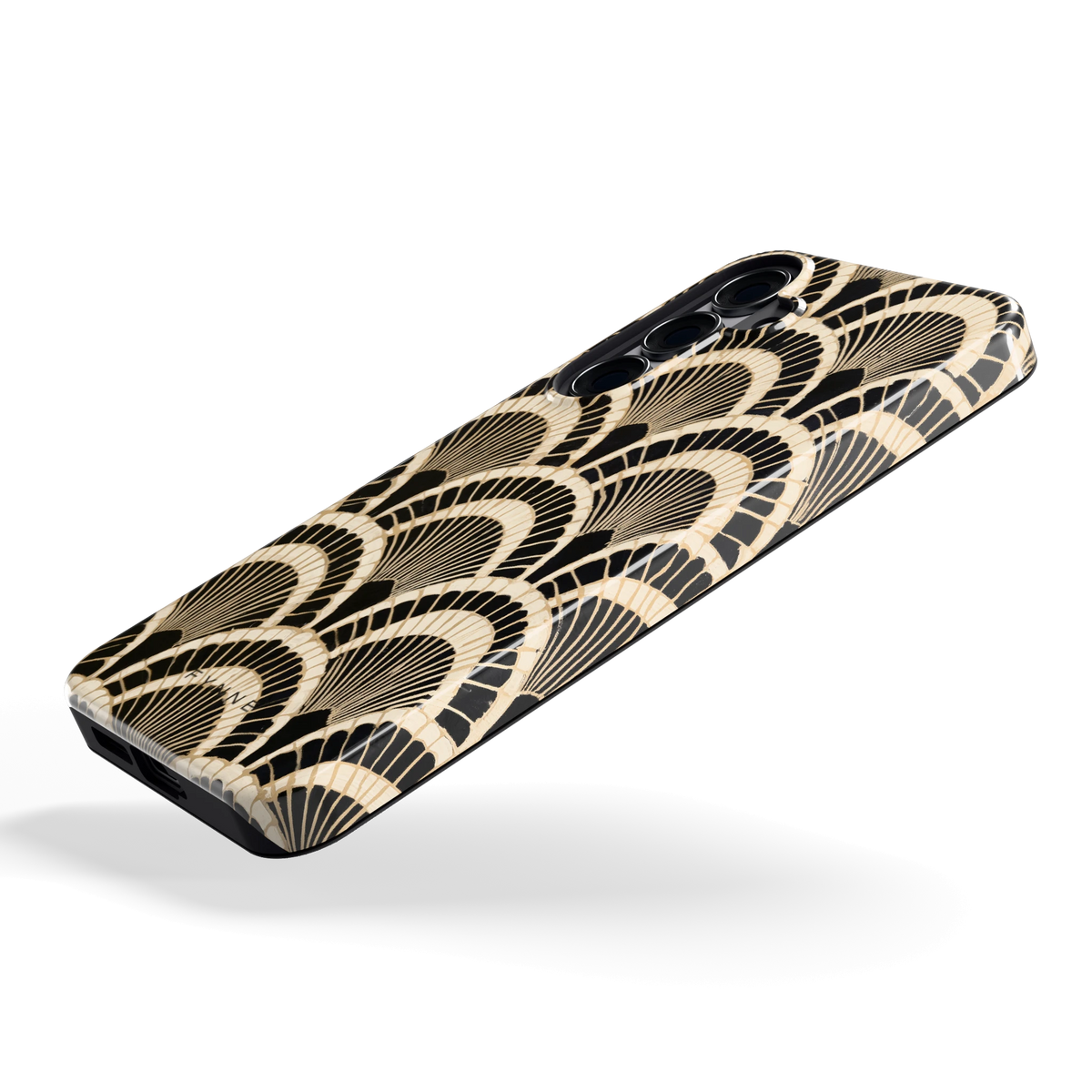 Art-decowaaiers hoesje voor Galaxy S25+, schuin