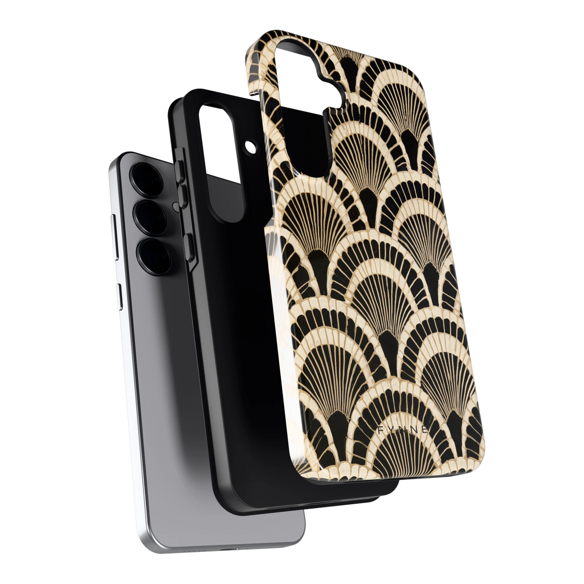 Art-decowaaiers hoesje voor Galaxy S25+, los van de telefoon