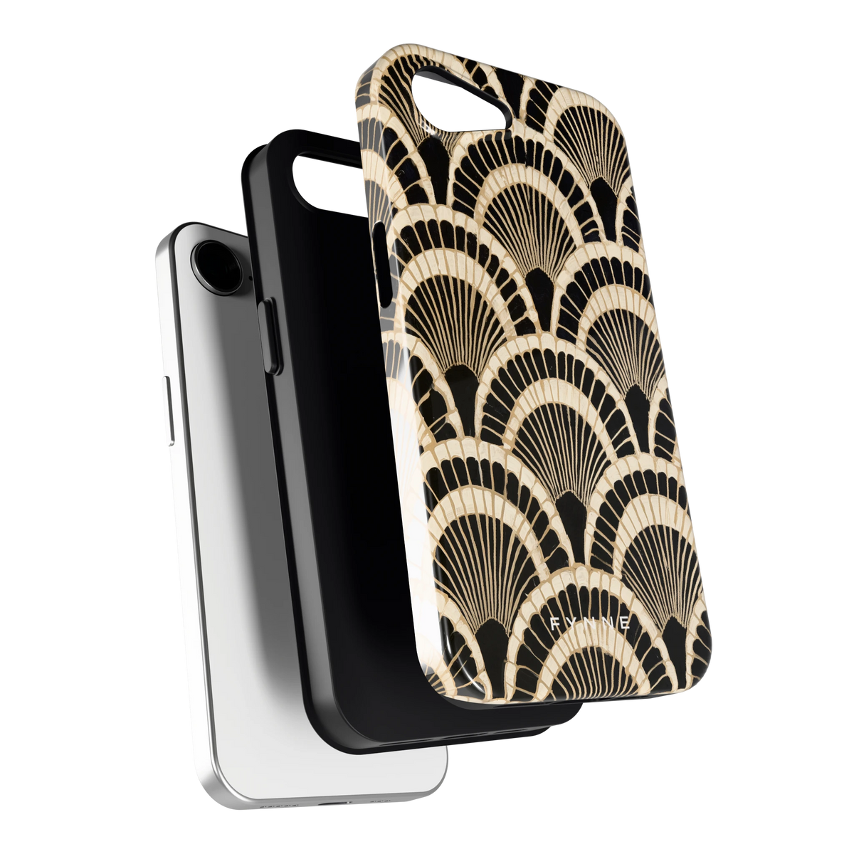 Art-decowaaiers hoesje voor iPhone 16e, los van de telefoon