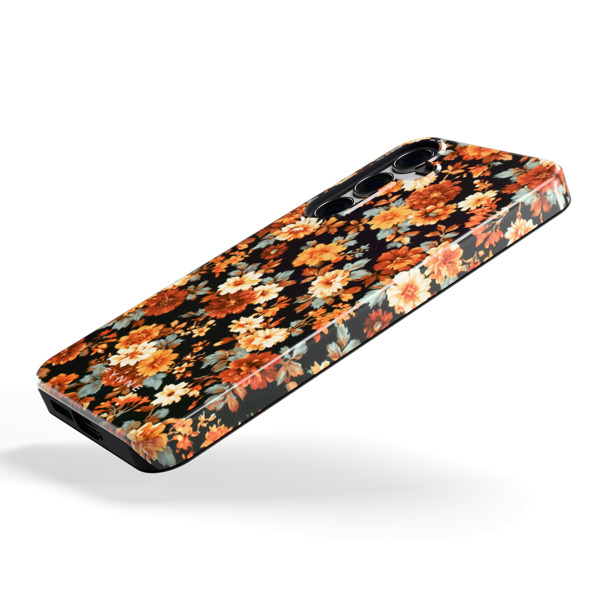 Herfstbloei hoesje voor Galaxy S24+, schuin