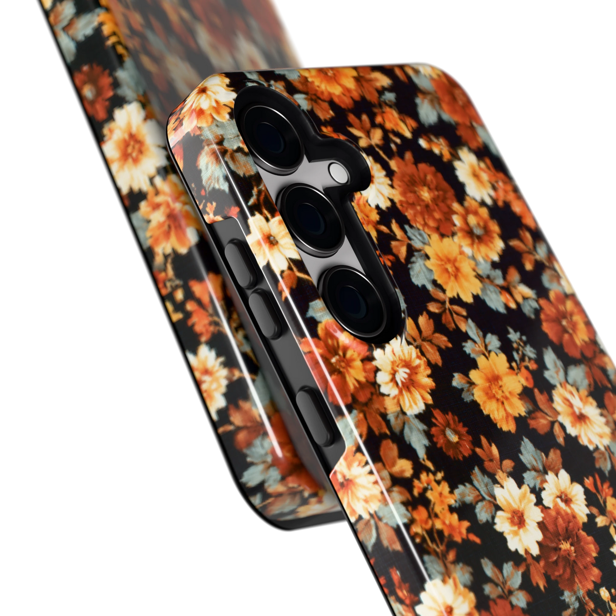 Herfstbloei hoesje voor Galaxy S24+, close-up