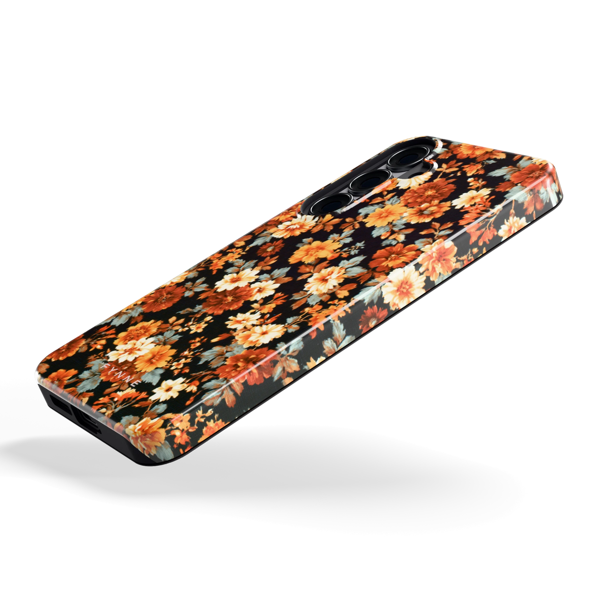 Herfstbloei hoesje voor Galaxy S25+, schuin
