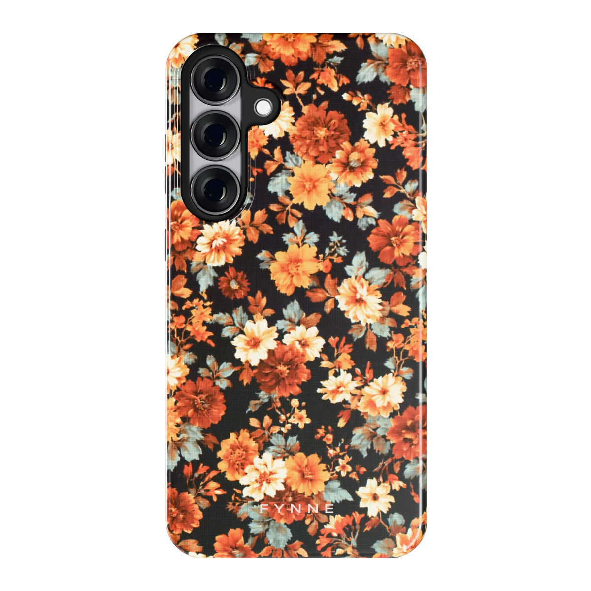 Herfstbloei hoesje voor Galaxy S25+, achterkant