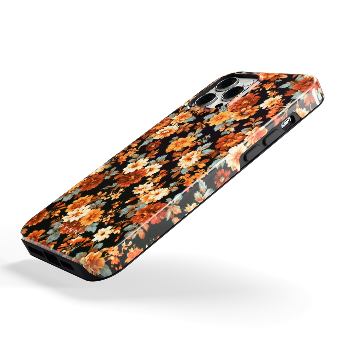 Herfstbloei hoesje voor iPhone 12 Pro Max, schuin