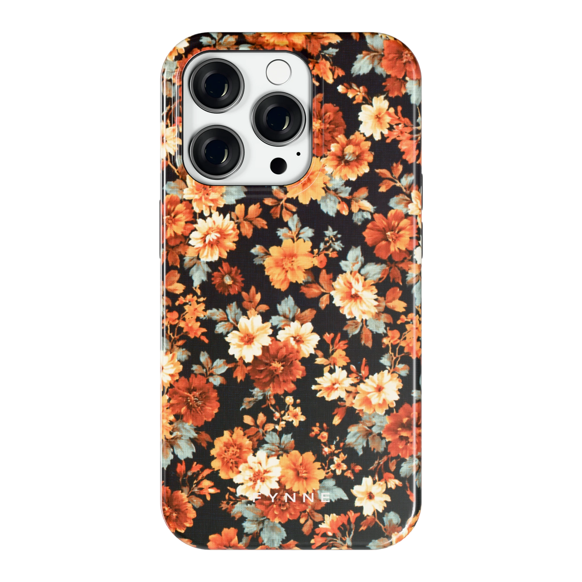 Herfstbloei hoesje voor iPhone 14 Pro, achterkant