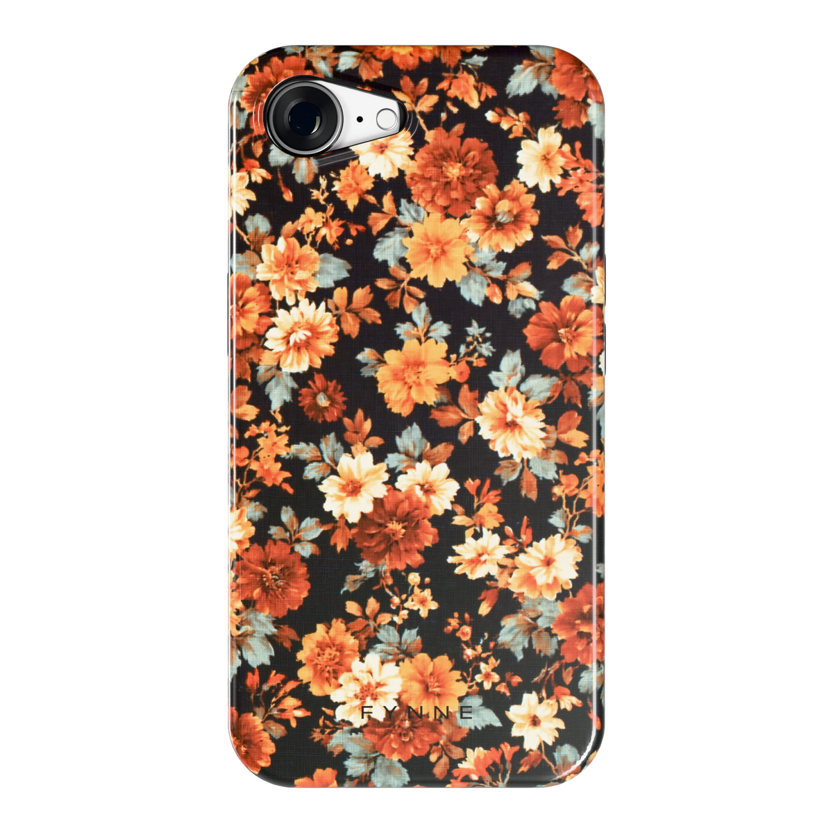 Herfstbloei hoesje voor iPhone 16e, achterkant