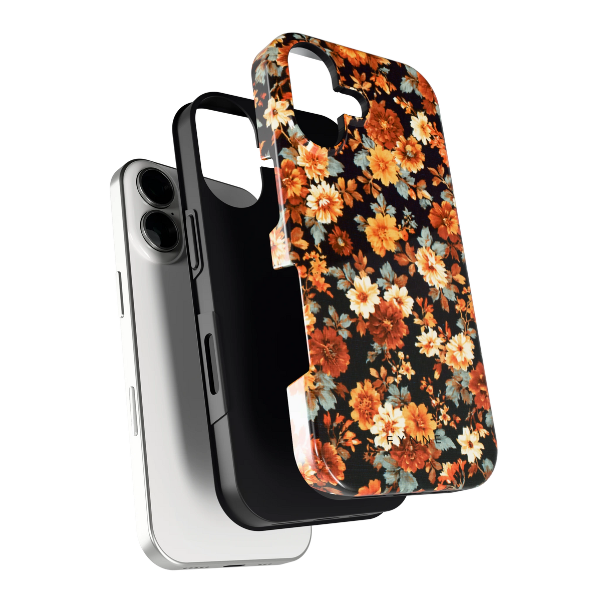 Herfstbloei hoesje voor iPhone 17, los van de telefoon