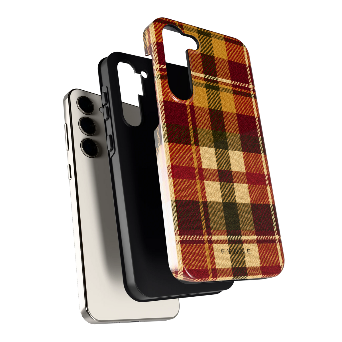 Herfst Tartan hoesje voor Galaxy S23+, los van de telefoon