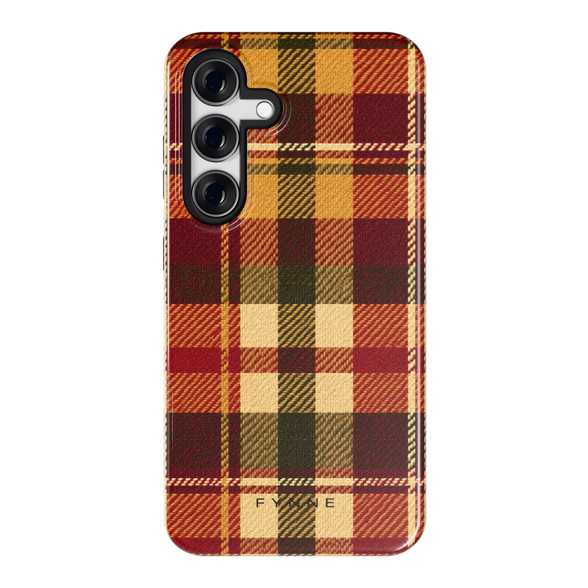 Herfst Tartan hoesje voor Galaxy S24, achterkant
