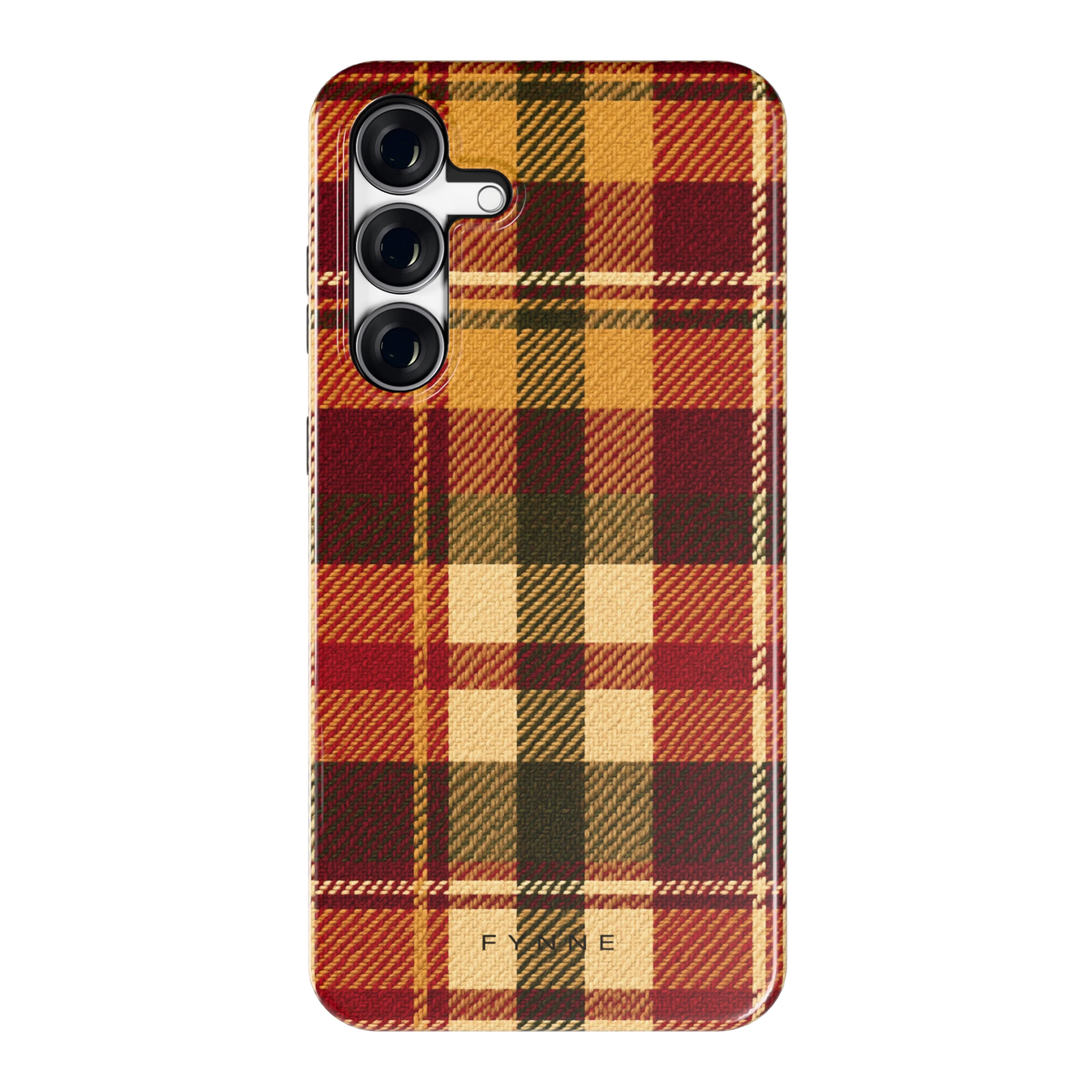 Herfst Tartan hoesje voor Galaxy S25 FE, achterkant
