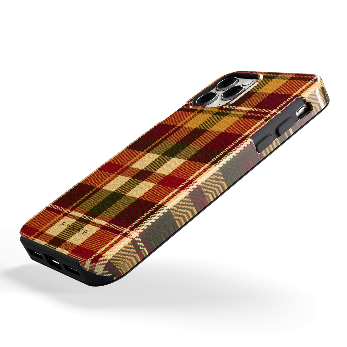 Herfst Tartan hoesje voor iPhone 11 Pro, schuin