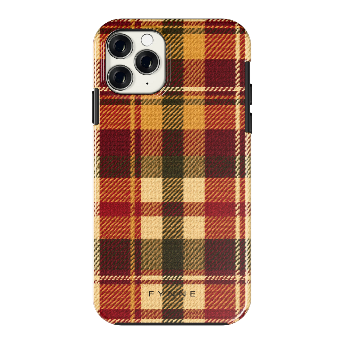 Herfst Tartan hoesje voor iPhone 11 Pro, achterkant