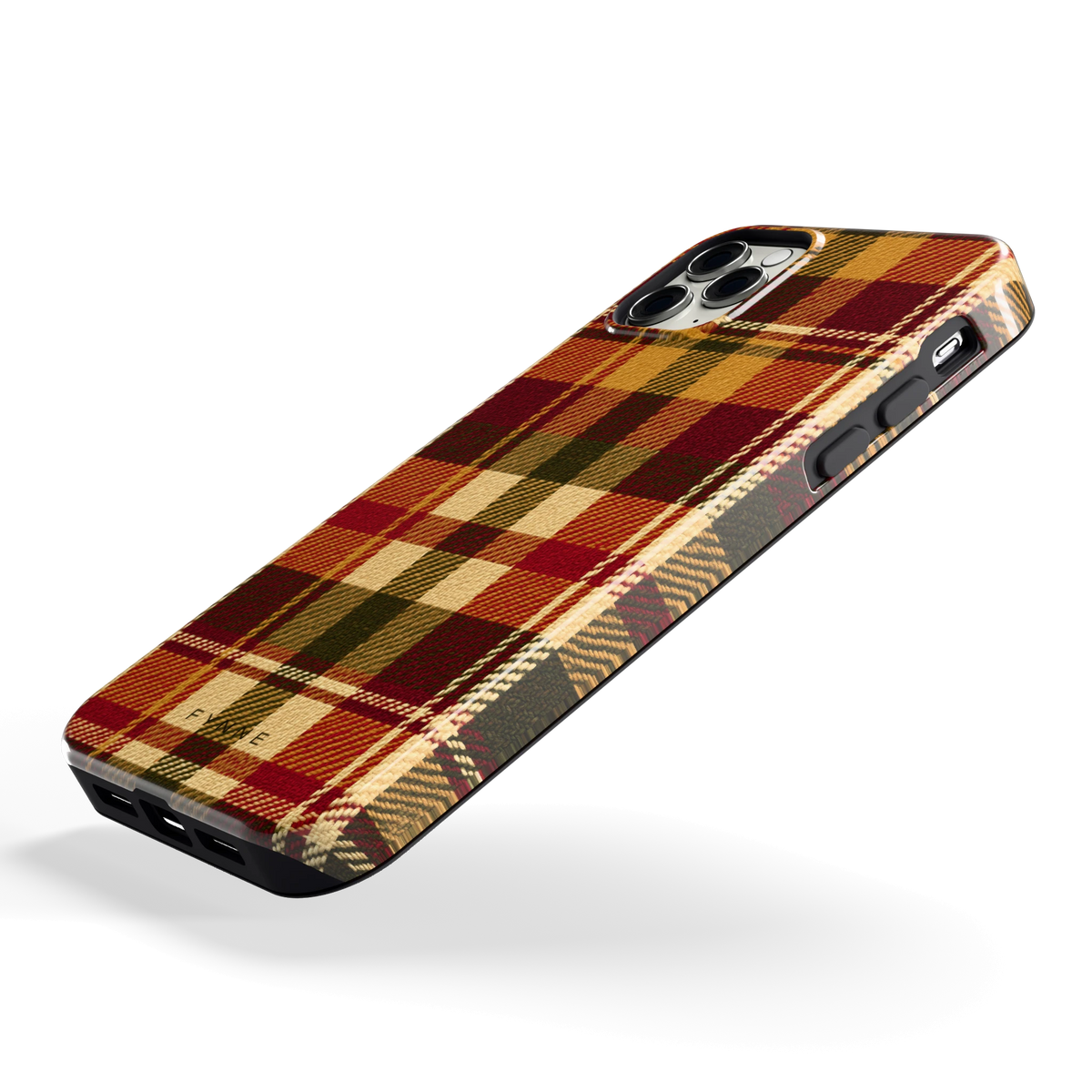 Herfst Tartan hoesje voor iPhone 11 Pro Max, schuin