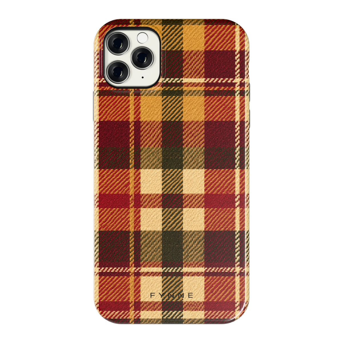 Herfst Tartan hoesje voor iPhone 11 Pro Max, achterkant