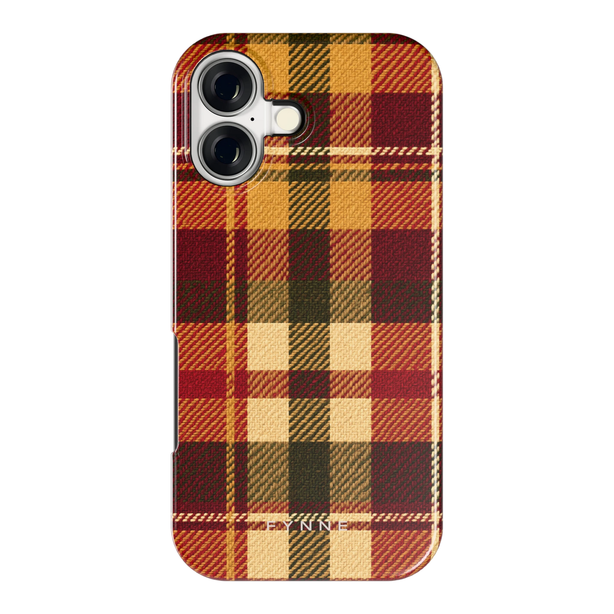 Herfst Tartan hoesje voor iPhone 17, achterkant