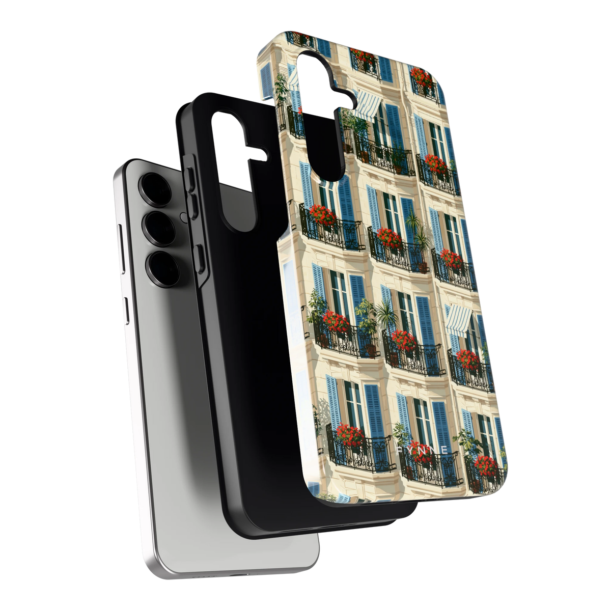 Balkonseizoen hoesje voor Galaxy S24 FE, los van de telefoon