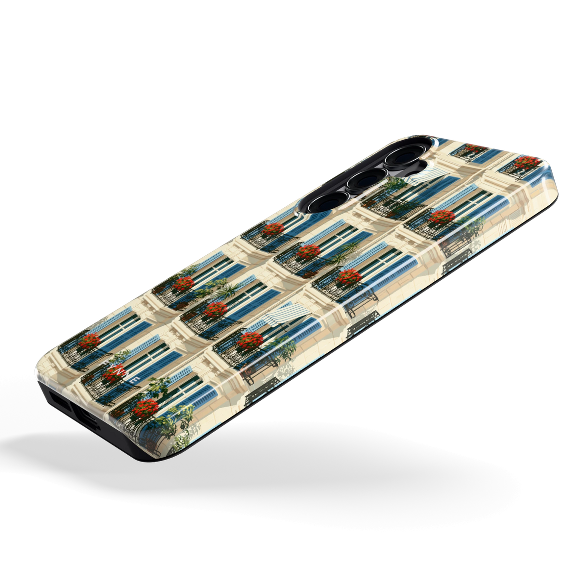 Balkonseizoen hoesje voor Galaxy S25+, schuin