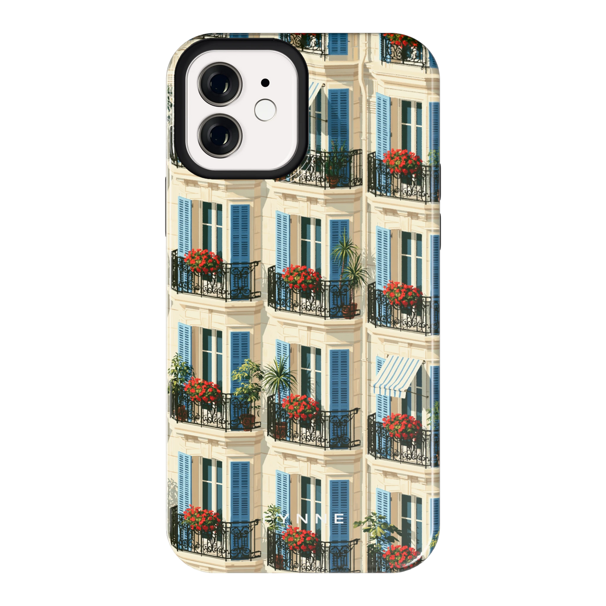 Balkonseizoen hoesje voor iPhone 12, achterkant