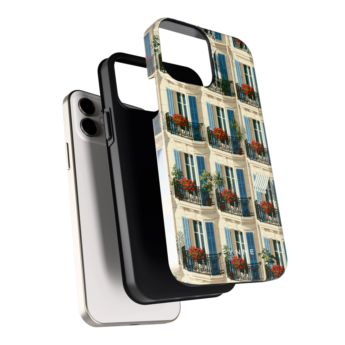 Balkonseizoen hoesje voor iPhone 12, los van de telefoon