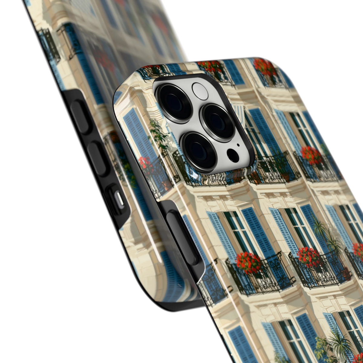 Balkonseizoen hoesje voor iPhone 12 Pro Max, close-up